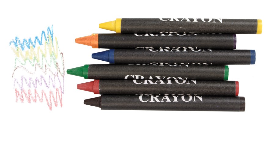 Kolorowe kredki świecowe